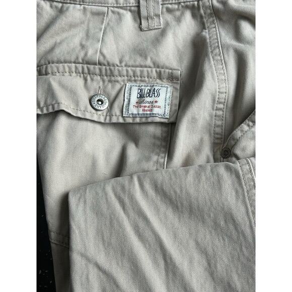 Vintage Bill Blass Chinos Khaki Size 14 Cotton Pants Carpenter Women’s Brown - Picture 6 of 8